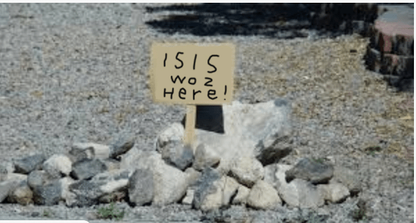 ISIS woz here